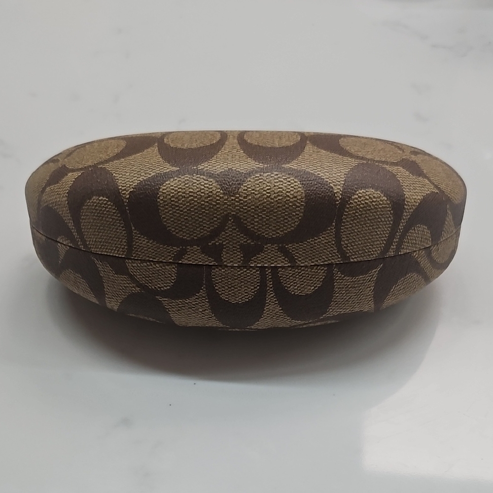 Coach Brown Patterned Sunglass Storage Case - Picture 7 of 7